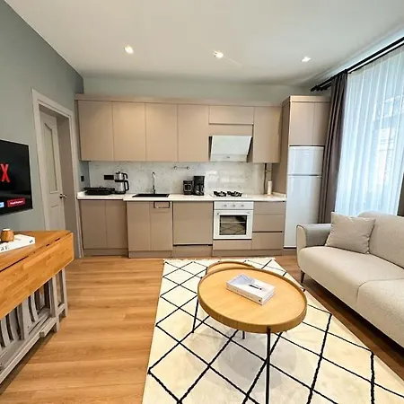 アパート Sahin Pera Suit2 Great Location 2 Bedroom Air-conditioned